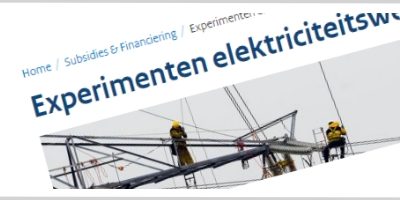 Experimentenregeling elektriciteitswet