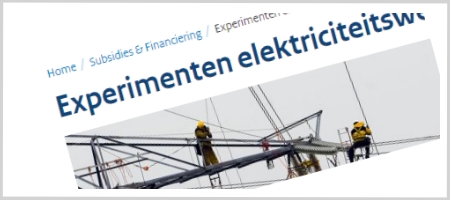 Experimentenregeling elektriciteitswet